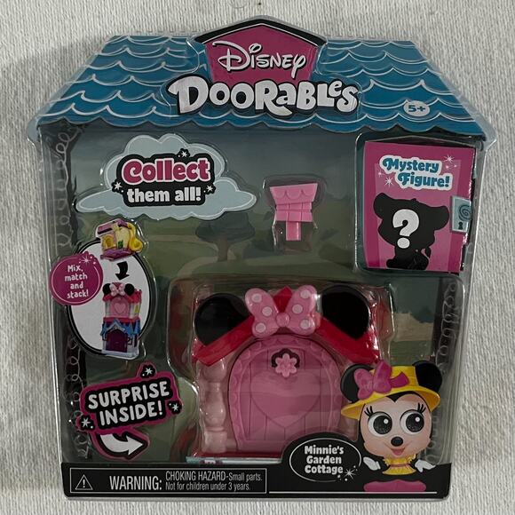 Disney Doorables Mini Playset Minnie Mouse Garden Cottage w/ Mystery Figure - Picture 1 of 3
